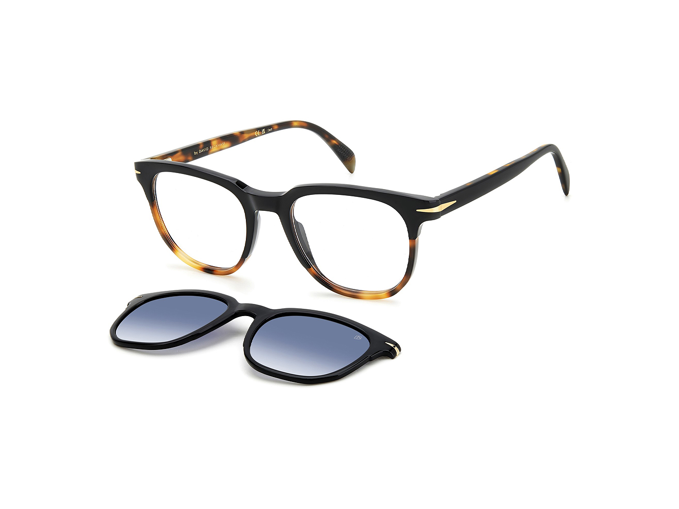 David Beckham DB7120/CS WR799 Polarized + Clip On
