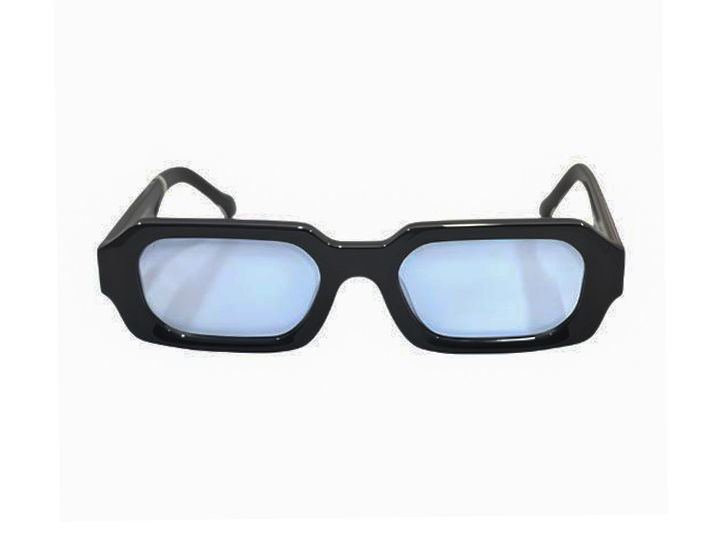 OSCAR X FRANK NAKEN GLOSS BLACK/BLUE PHOTOCHROMIC